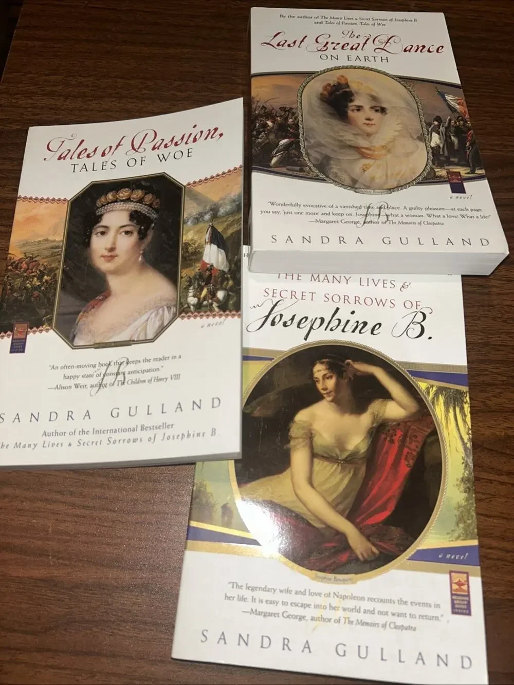 The Josephine Bonaparte Collection by Sandra Gulland 3 TPB Book Set Excellent!